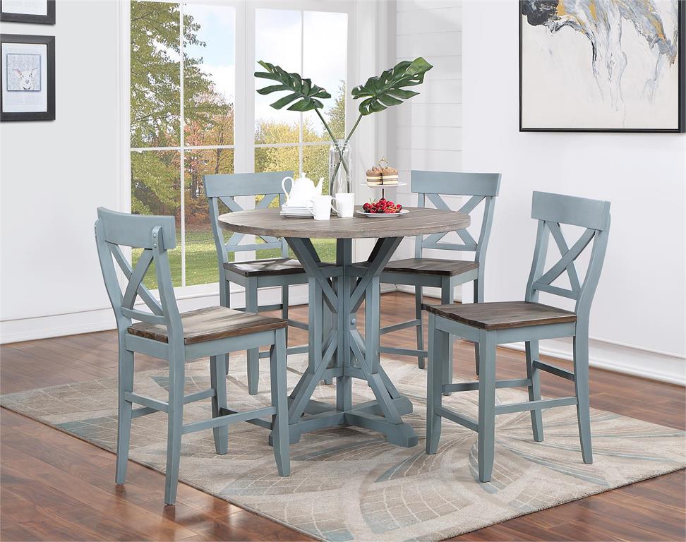 ROUND COUNTER HGT DINING TABLE