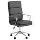 Ximena Upholstered Adjustable High Back Office Chair Grey