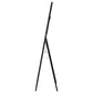 Windrose 28 x 67 Inch Tempered LED Standing Mirror Black