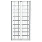 Montara Tempered Glass Wine Storage LED Curio Cabinet Chrome
