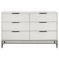 Sonora 6-drawer Bedroom Dresser White