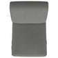Shawna Upholstered Skirted Side Chair Light Grey (Set of 2)