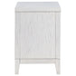 Marielle 2-drawer Nightstand Bedside Table Distressed White