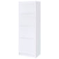 Laughlin 3-shelf Engineered Wood Media Tower White