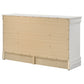 Louis Philippe 6-drawer Dresser White