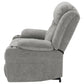 Houston Upholstered Power Lift Recliner Grey