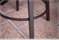 Wooden Multicolor Seat Adjustable 24-30" Swivel Iron Base Barstool