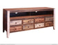 Antique Multi-color, 8 Drawer TV-Stand