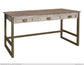 3 Drawer Desk, w/ Iron base