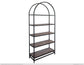 5 Shelves Metal Frame Bookcase