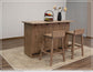 30" Wooden Barstool