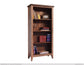 Bookcase, 12 Different Positions Available for Shelves (1 Middle Fixed Shelf + 2)