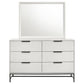 Sonora 6-drawer Dresser with Mirror White