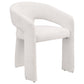 Eudora Boucle Upholstered Dining Side Chair Cream (Set of 2)