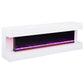 Vallerie 71-inch TV Stand with Visual Flame Box White