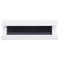 Vallerie 71-inch TV Stand with Visual Flame Box White