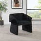 Ramsey Upholstered Sloped Arm Accent Chair Black
