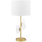 Kingsley 30-inch Drum Shade Table Lamp Gold (Set of 2)
