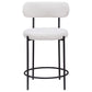 Viola Boucle Upholstered Counter Chair Cream (Set of 2)