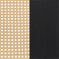 Lanewood Open Cane Webbing Metal Eastern King Bed Black