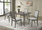 Onslow 5-piece 59-inch Rectangular Dining Set Dark Brown