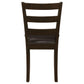 Guillen 5-piece Rectangular Dining Table Set Cappuccino