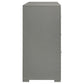 Ives 6-drawer Dresser Cabinet Grey High Gloss