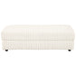 Emberson Upholstered Rectangular Storage Ottoman Ivory