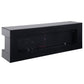 Vallerie 71-inch TV Stand with Visual Flame Box Grey Mirror