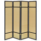 Pearce 4-panel Bamboo Room Divider Folding Screen Natural