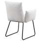 Ackland Upholstered Dining Arm Chair Light Grey (Set of 2)