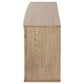 Kailani 4-door Cane Sideboard Buffet Cabinet Beige Oak