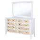 Bexhill 10-drawer Dresser and Mirror White