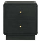 Cavelle 2-drawer Nightstand Bedside Table Black