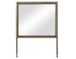 Sonoma 44″ Framed Mirror, Cocoa Gray Oak Finish With Mounting Brackets