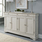 Morrow Bay - Hall Buffet - White