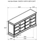 Louis Philippe 4-piece Twin Bedroom Set White