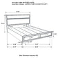 Miranda 51-inch Wood Queen Storage Panel Bed White