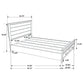 Woodmont Wood Queen Storage Panel Bed Rustic Golden Brown