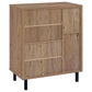 Teller 2-door Shoe Storage Cabinet Natural Oak
