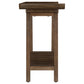 Ornelas 46-inch Console Table with Slatted Shelf Mango Brown