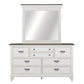 Allyson Park - King Panel Bed, Dresser & Mirror