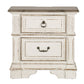 Abbey Park - King California Sleigh Bed, Dresser & Mirror, Night Stand