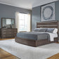 Cascade Falls - King Panel Bed, Dresser & Mirror