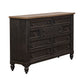 Americana Farmhouse - 9 Drawer Dresser - Black