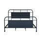 Vintage Series - King Metal Bed- Navy