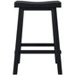 Creations - 30 Inch Sawhorse Barstool - Black (RTA)