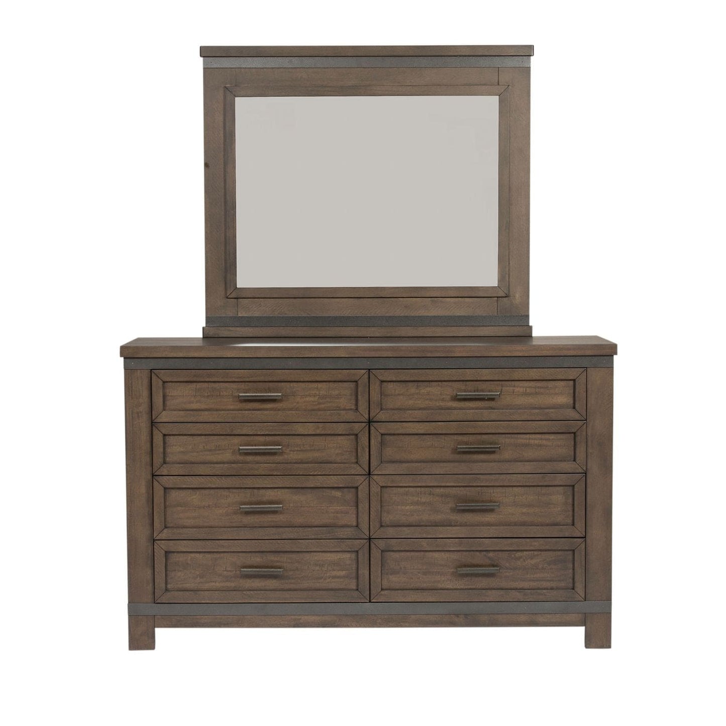 Thornwood Hills - King Two Sided Storage Bed, Dresser & Mirror, Chest