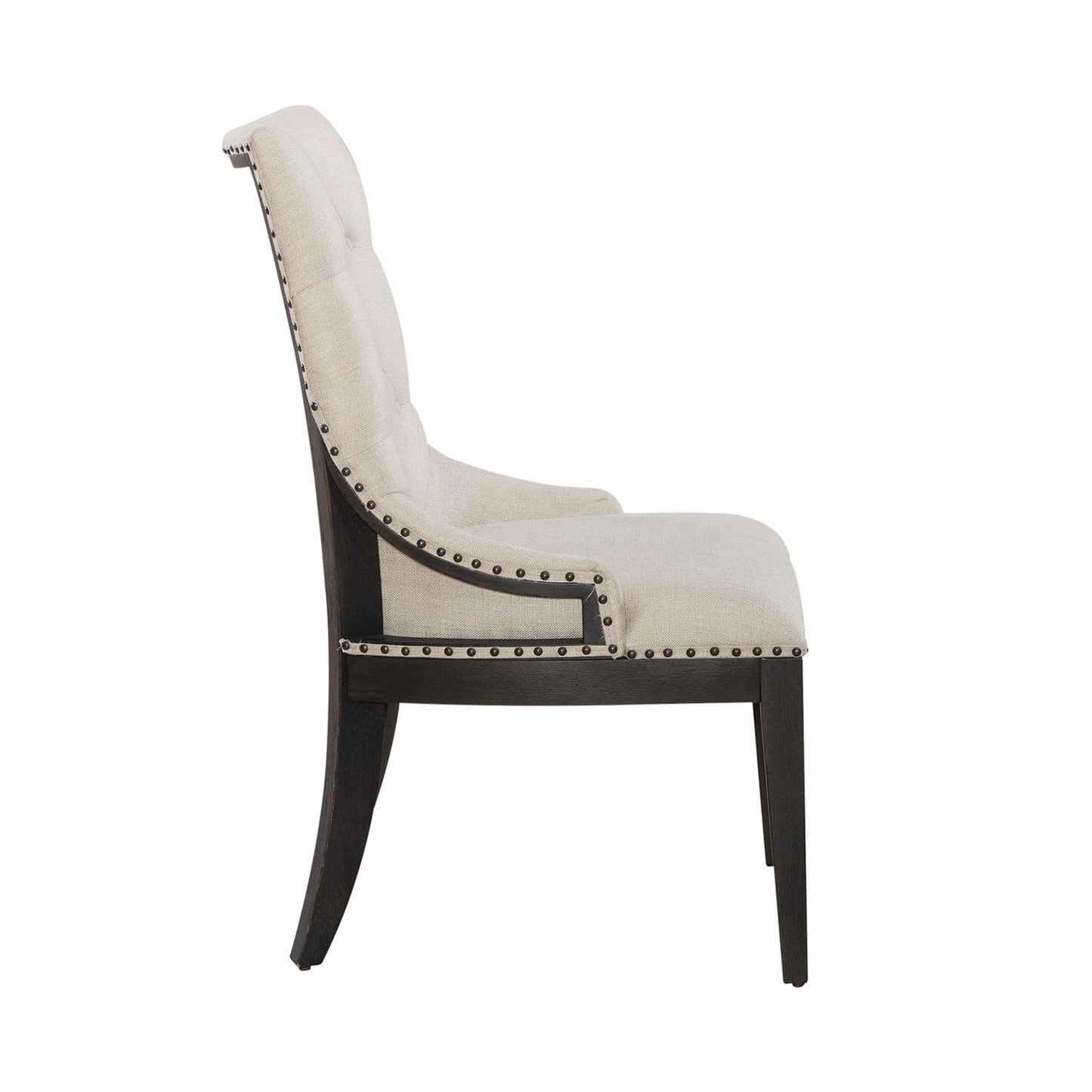 Americana Farmhouse - Uph Shelter Side Chair- Black (RTA)
