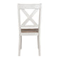 Lakeshore - X Back Side Chair- White (RTA)